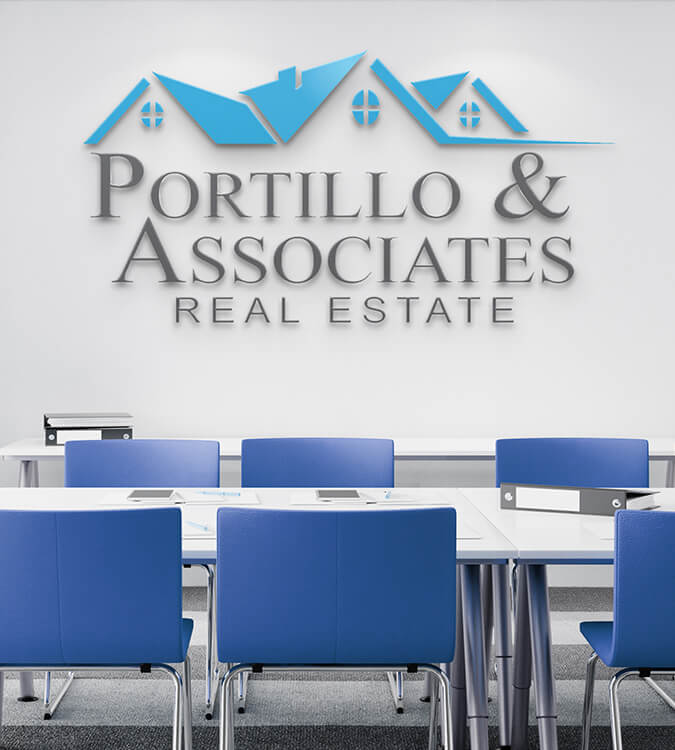 Portillo & Associates Real Estate Logo Design