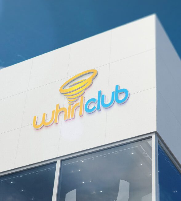 Whirl Club Logo Design